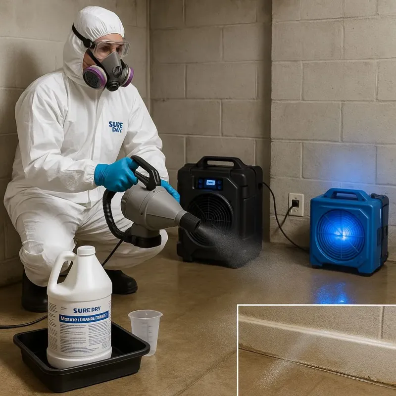 Sanitization and Odor Removal process in Hampton Beach, NH
